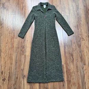 VTG • Boucle Knit Duster Coat